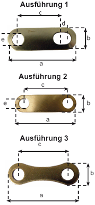 Maße Klemmbrettverbinder